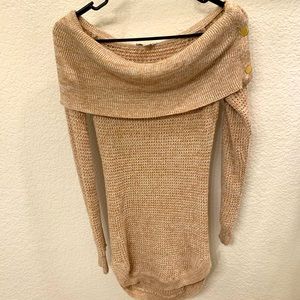 GUESS Off The Shoulder Sweater Top